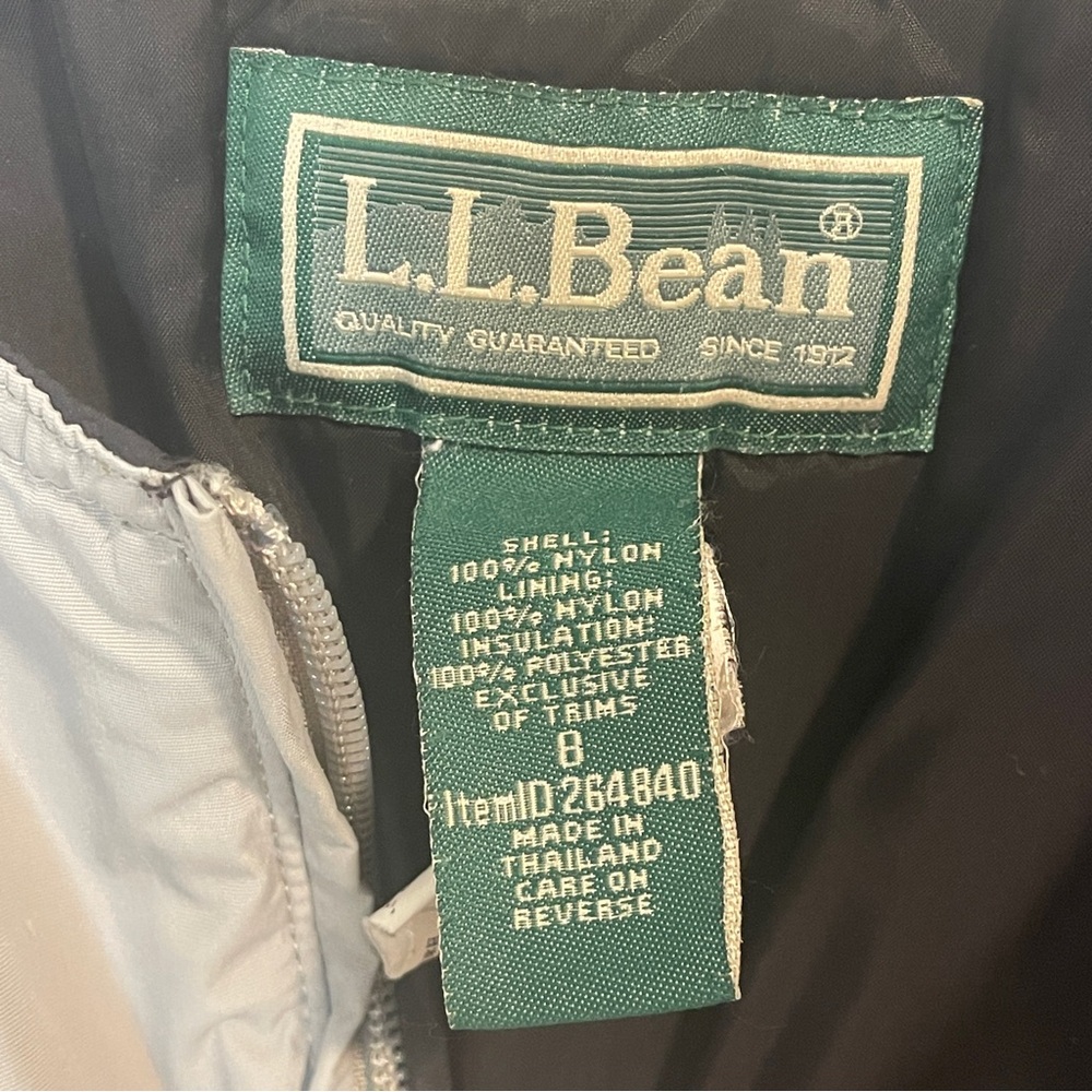 L.L. Bean Kids Gray Snow Overalls - Picture 7 of 7